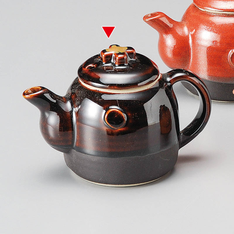 山万 35825-460 天目手付ポット 1個（ご注文単位1個）【直送品】