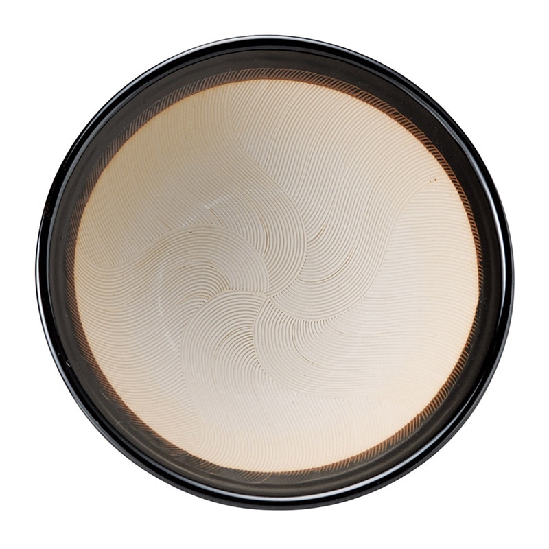 山万 35609-460 天目波紋櫛目尺すり鉢 1個(ご注文単位1個)【直送品】