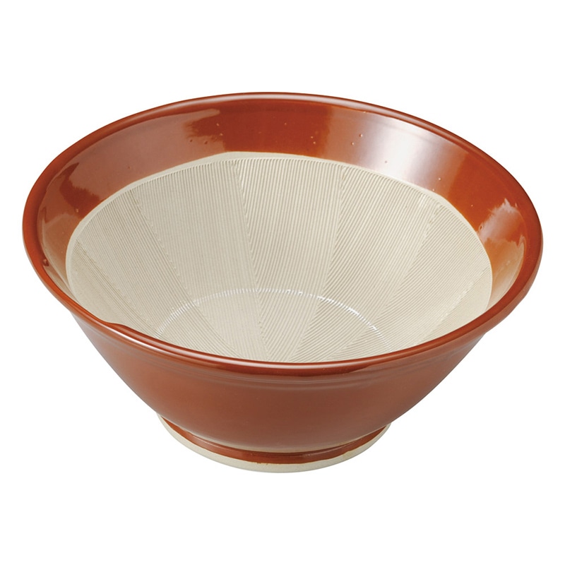 山万 35624-620 スリ鉢7号(常滑焼) 1個(ご注文単位1個)【直送品】