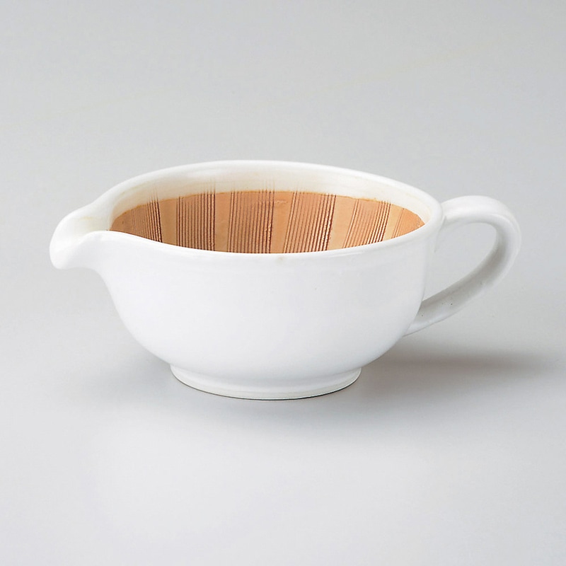 山万 35907-570 白スリ鉢ドレッシング(大) 1個（ご注文単位1個）【直送品】