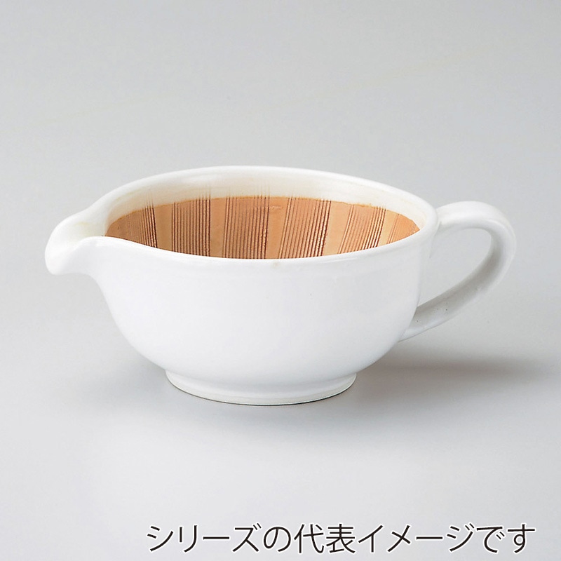 山万 35908-570 白スリ鉢ドレッシング(小) 1個（ご注文単位1個）【直送品】