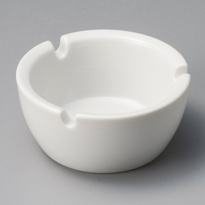 山万 36120-400 白V型灰皿 1個（ご注文単位1個）【直送品】