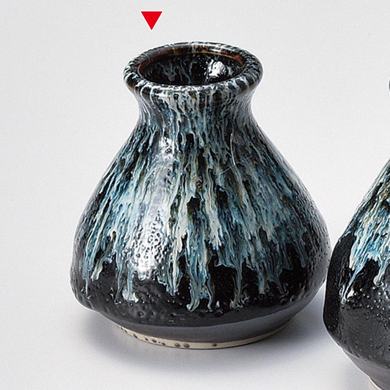 山万 36432-230 ゆず天目白糸そば徳利(小) 1個（ご注文単位1個）【直送品】