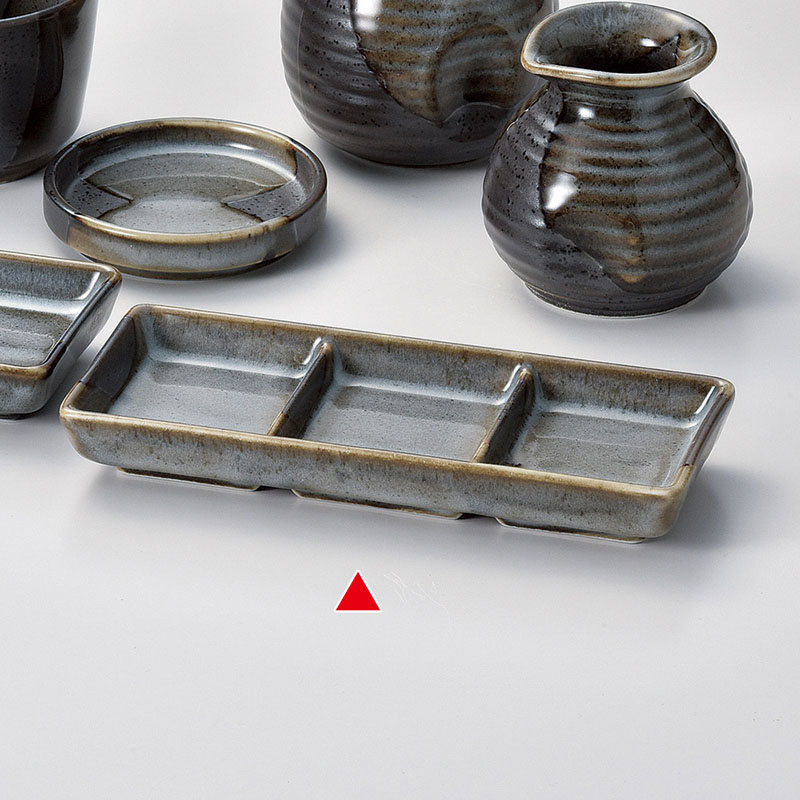 山万 36318-020 山がすみスタック3連皿 1個（ご注文単位1個）【直送品】