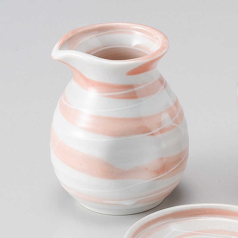 山万 36319-440 一珍萩色うず1号そば徳利 1個（ご注文単位1個）【直送品】