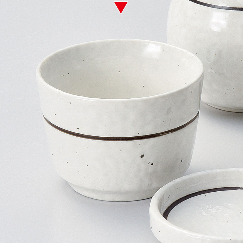 山万 36332-020 粉引ラインそば千代久 1個（ご注文単位1個）【直送品】