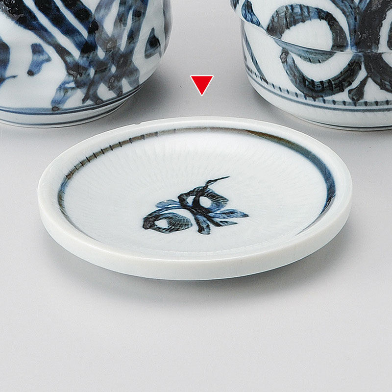 山万 36443-400 古代唐草薬味皿 1個（ご注文単位1個）【直送品】