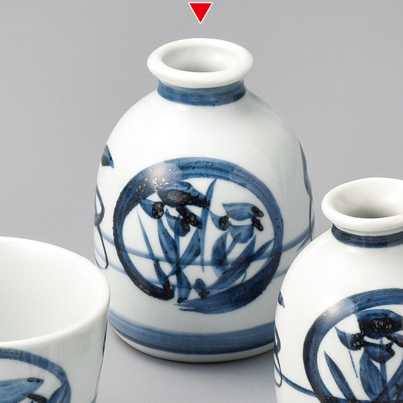 山万 36448-030 手描花二合そば徳利 1個（ご注文単位1個）【直送品】