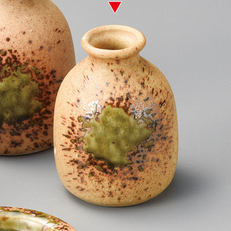 山万 36445-030 織部吹一合そば徳利 1個（ご注文単位1個）【直送品】