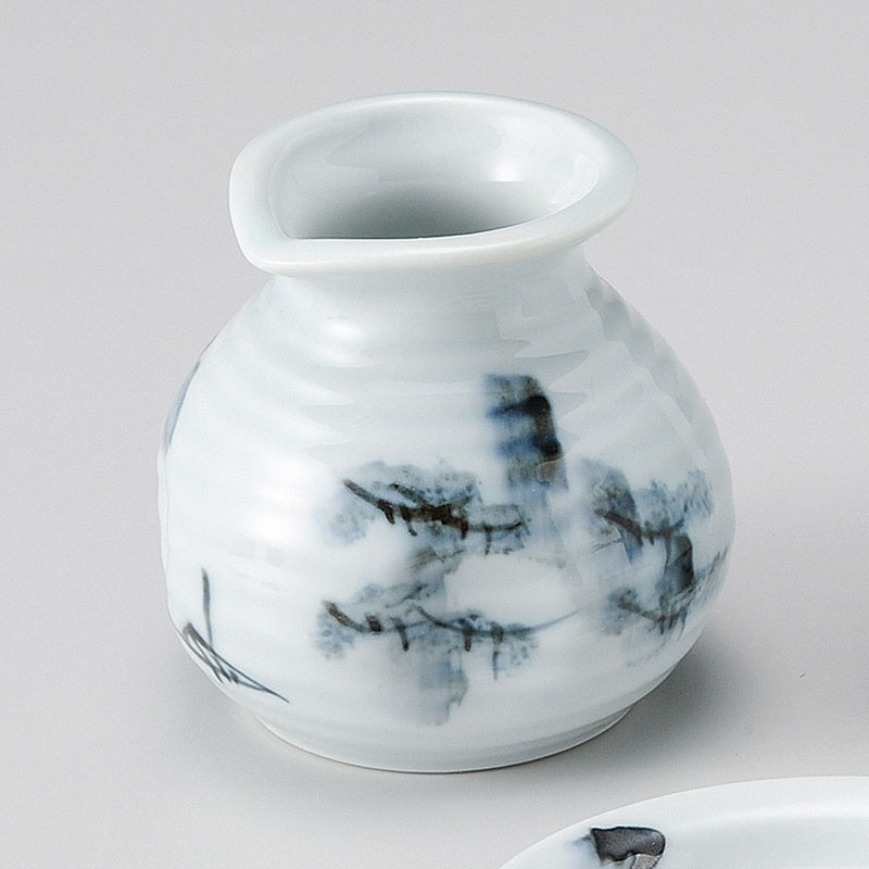 山万 36531-130 手描き山水一号そば徳利 1個（ご注文単位1個）【直送品】