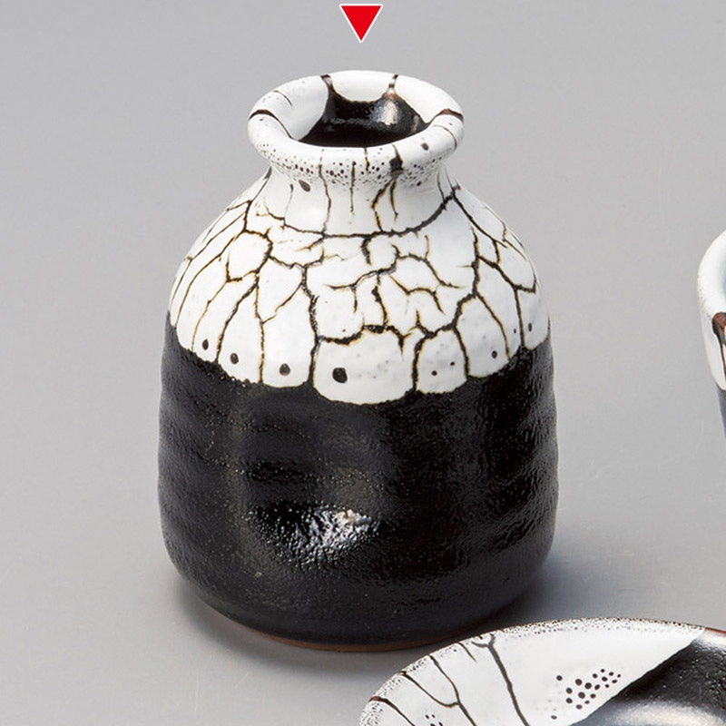 山万 36509-450 天目白流し1合そば徳利 1個（ご注文単位1個）【直送品】