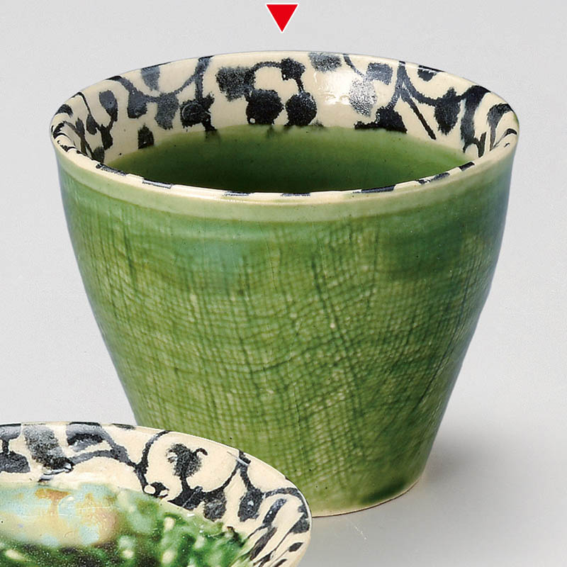 山万 36521-570 唐草織部そば千代口 1個（ご注文単位1個）【直送品】