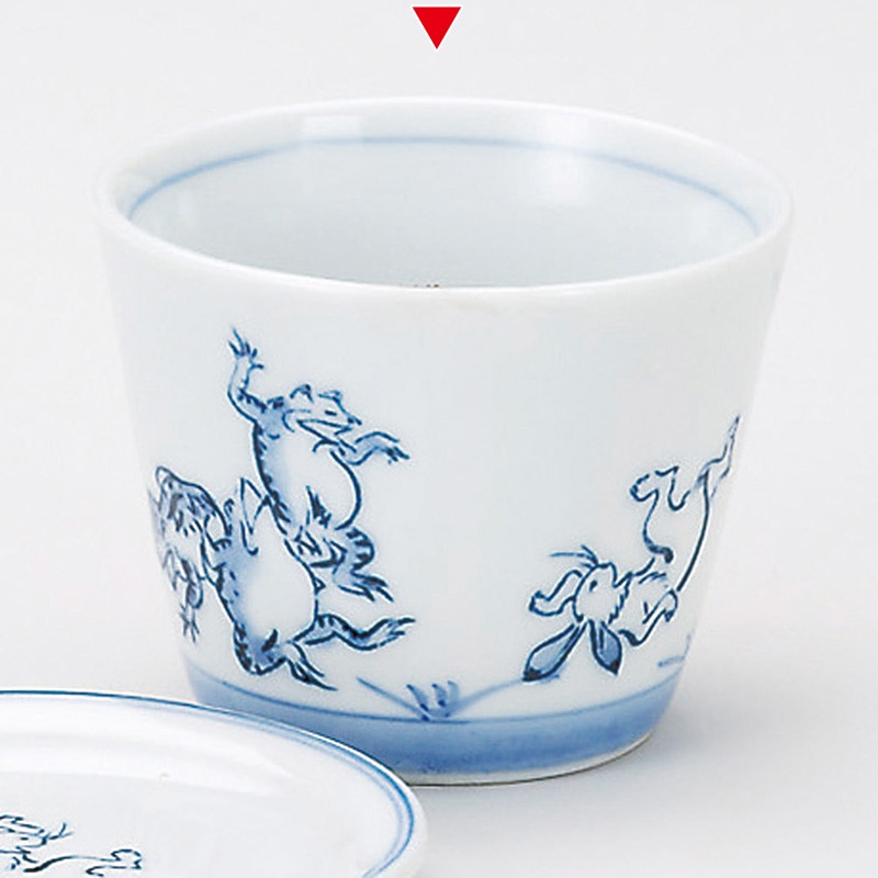 山万 36512-460 鳥獣戯画(相撲の図)そば千代口 1個（ご注文単位1個）【直送品】