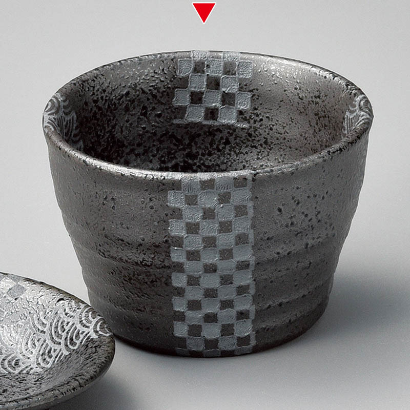 山万 36613-310 黒銀彩千代口(小) 1個（ご注文単位1個）【直送品】