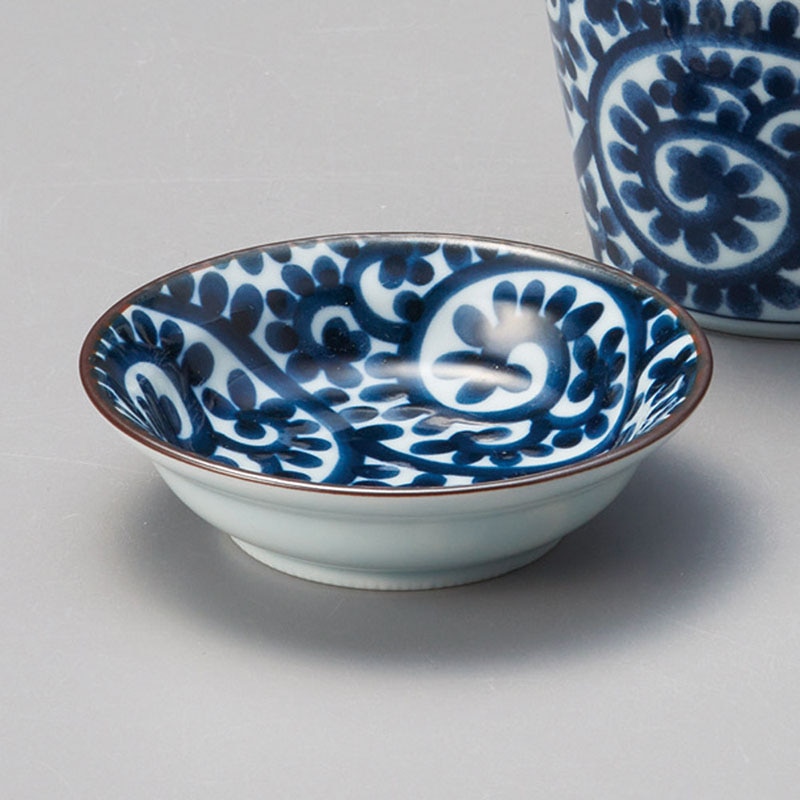 山万 36624-430 たこ唐草薬味皿 1個（ご注文単位1個）【直送品】