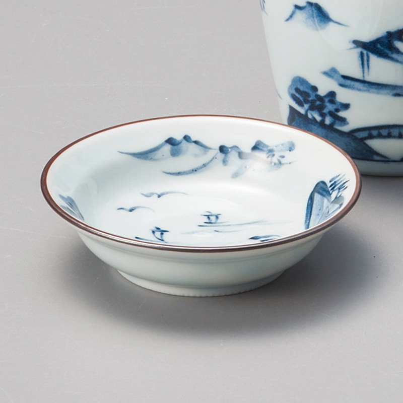 山万 36622-430 山水薬味皿 1個（ご注文単位1個）【直送品】
