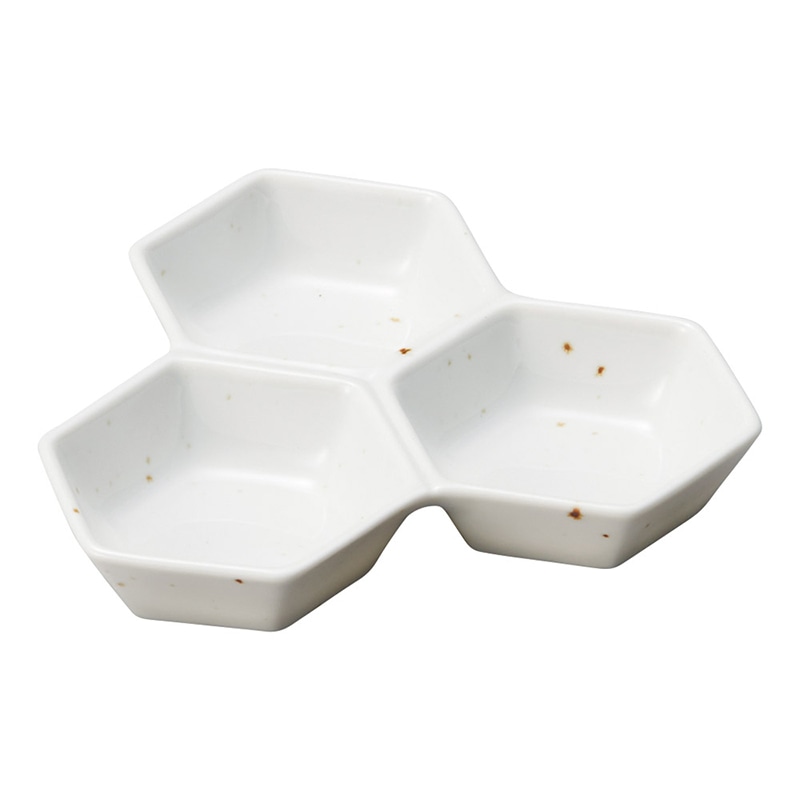 山万 36723-580 灰釉六角三角 1個（ご注文単位1個）【直送品】