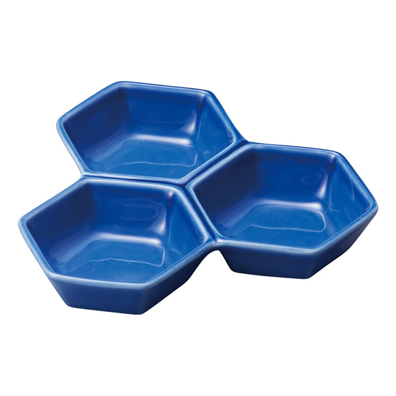 山万 36720-580 ブルー六角三角 1個（ご注文単位1個）【直送品】