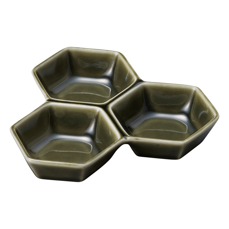 山万 36721-580 織部六角三角 1個（ご注文単位1個）【直送品】