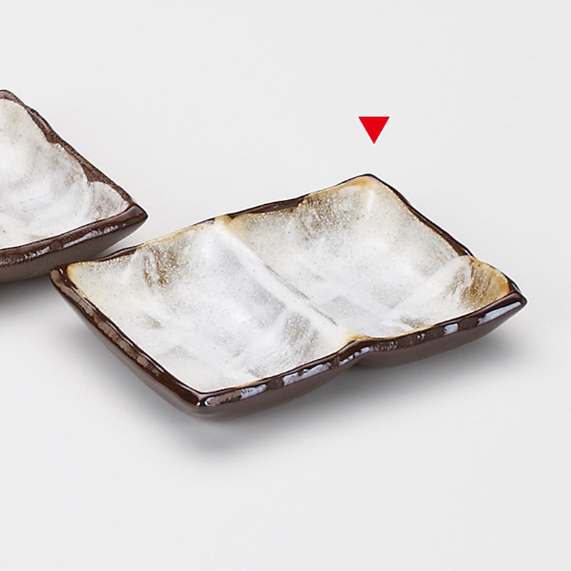 山万 36817-570 備前志野二品盛 1個（ご注文単位1個）【直送品】