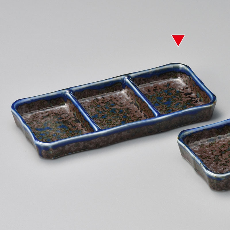 山万 36901-430 いろり三品皿(大) 1個（ご注文単位1個）【直送品】