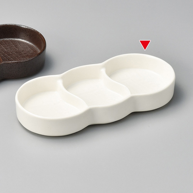 山万 36914-180 粉引スタック三品皿 1個(ご注文単位1個)【直送品】