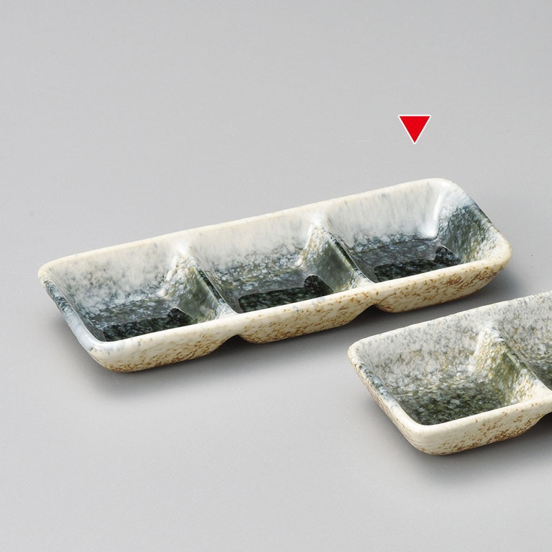 山万 37017-550 緑川三つ仕切(小) 1個（ご注文単位1個）【直送品】