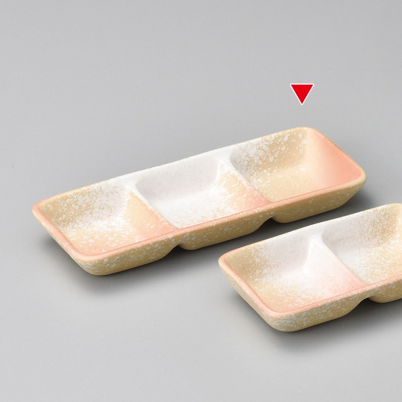 山万 37015-580 雪どけ三品盛 1個（ご注文単位1個）【直送品】