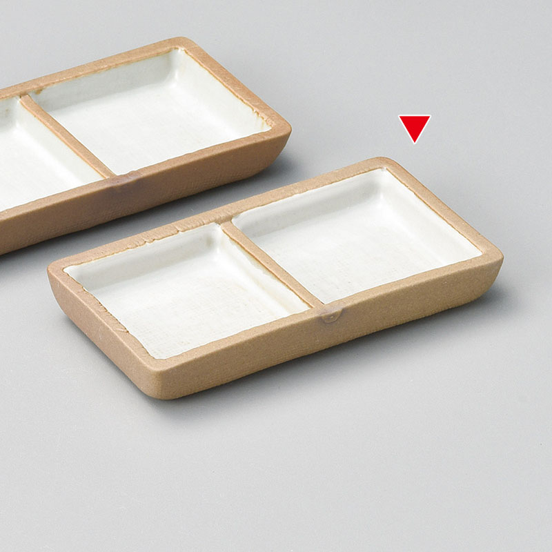 山万 37020-580 赤土粉引二品盛 1個（ご注文単位1個）【直送品】