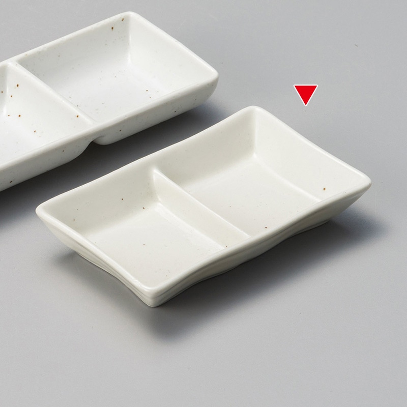 山万 37142-450 粉引二品皿 1個（ご注文単位1個）【直送品】