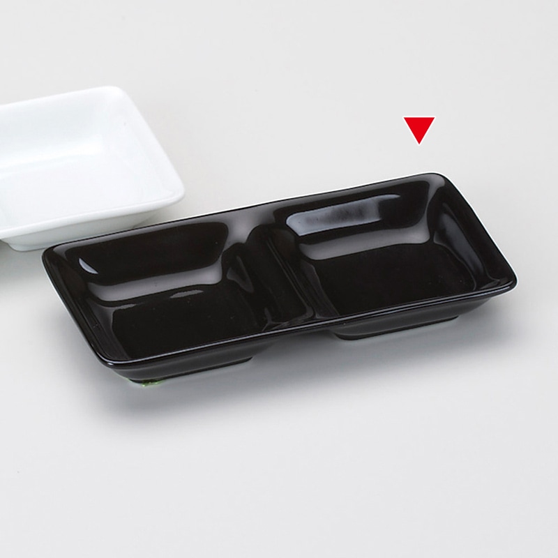 山万 37127-570 黒 二品盛(大) 1個（ご注文単位1個）【直送品】