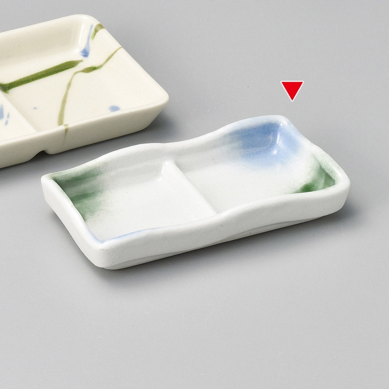 山万 37138-550 二彩吹二品盛 1個（ご注文単位1個）【直送品】