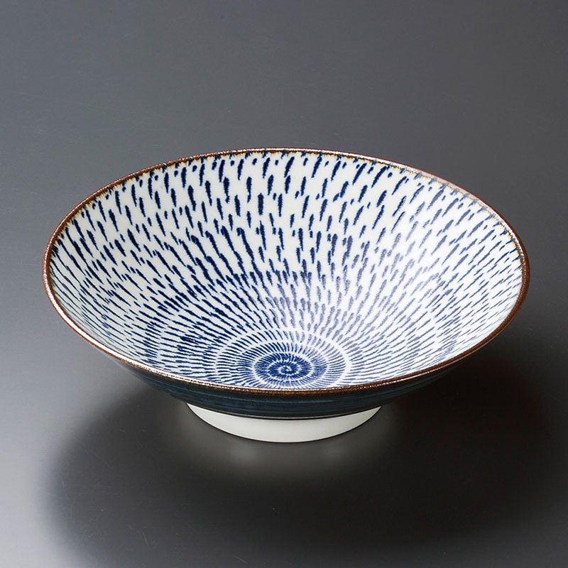 山万 37220-470 おふけとちり8.0麺鉢 1個（ご注文単位1個）【直送品】