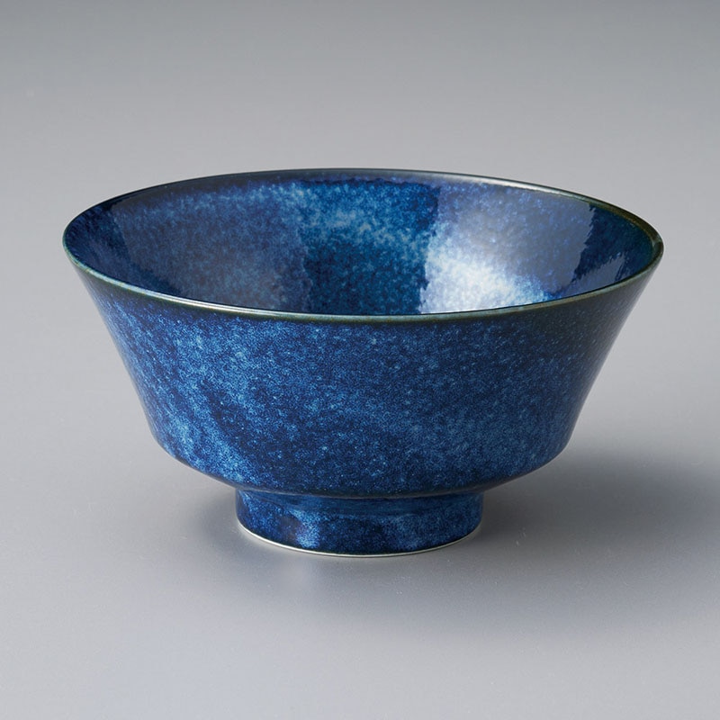 山万 37419-190 窯変紺反型58丼 1個（ご注文単位1個）【直送品】