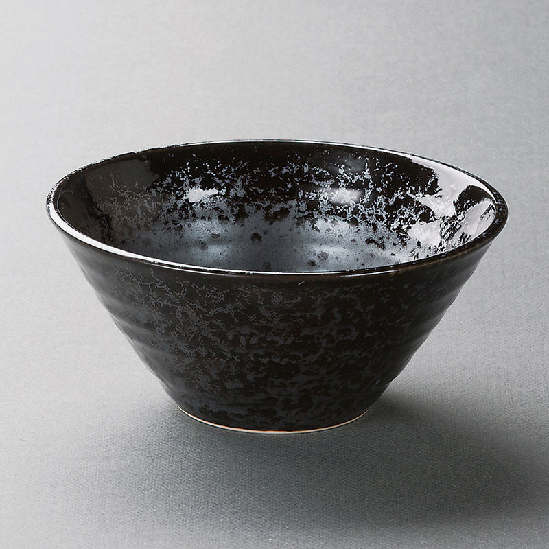 山万 37719-020 黒真珠水輪6.5麺鉢 1個（ご注文単位1個）【直送品】