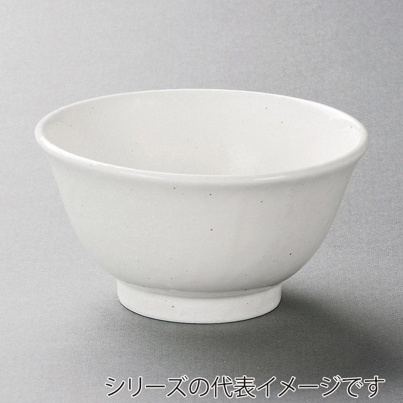 山万 37820-020 美濃粉引白反深口6.0丼 1個（ご注文単位1個）【直送品】