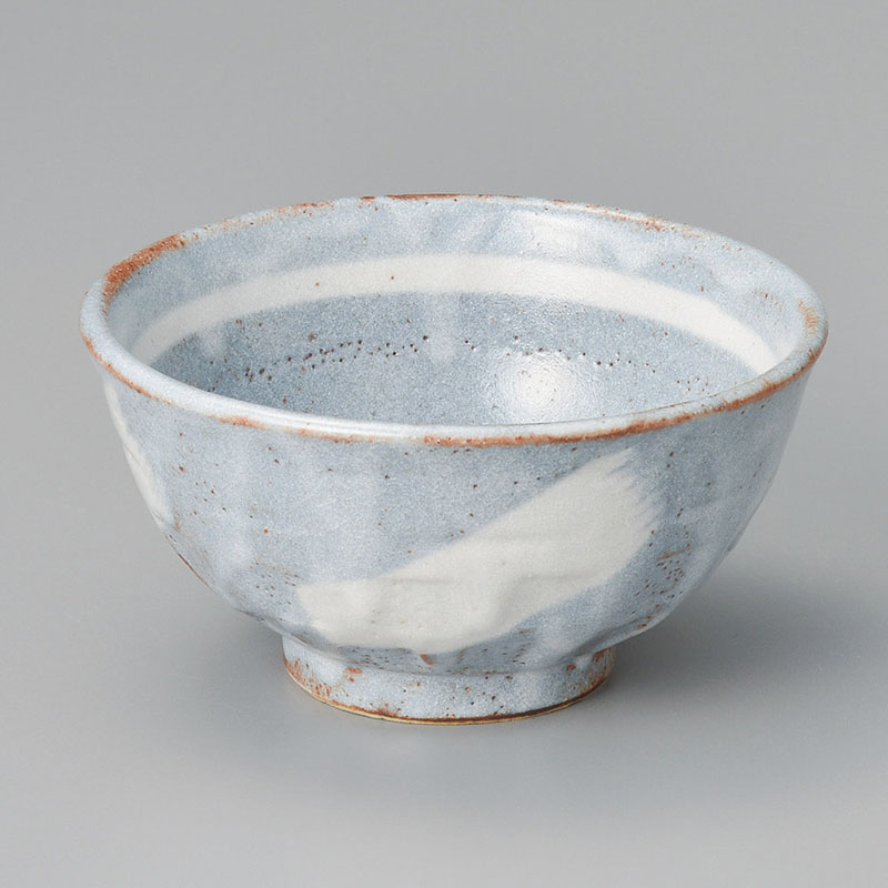 山万 38205-180 ネズミ志野5.0多用丼 1個（ご注文単位1個）【直送品】