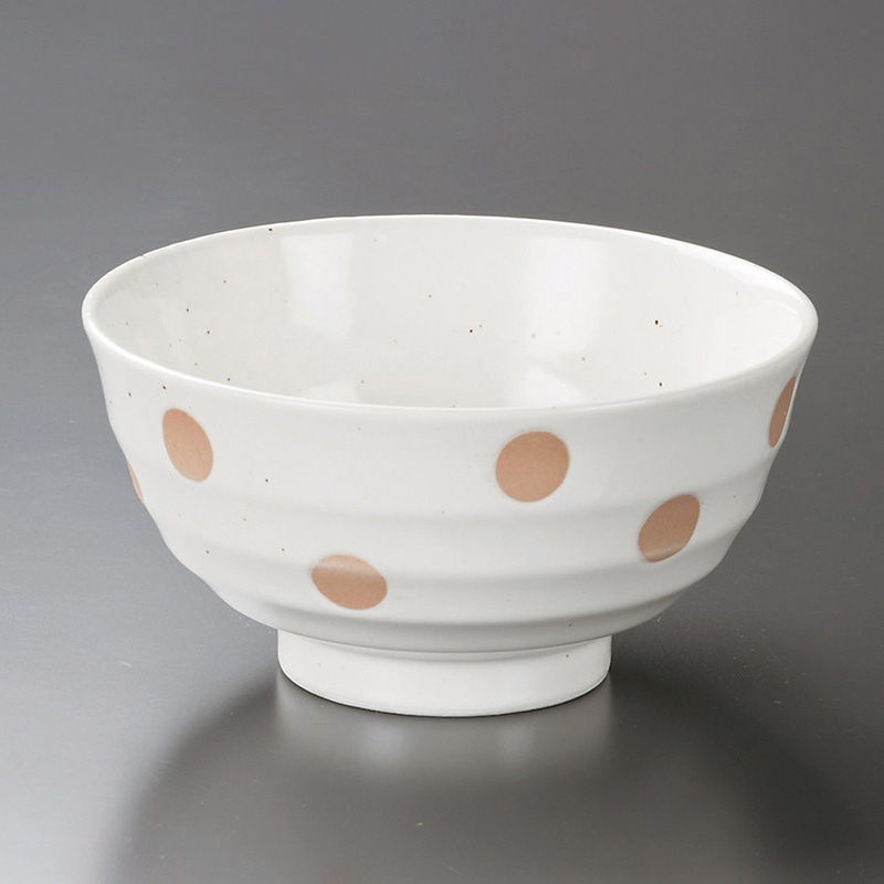 山万 38215-190 白結晶ドット5.5多用丼 1個（ご注文単位1個）【直送品】