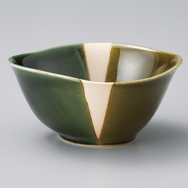 山万 38403-570 織部塗分多用丼 1個（ご注文単位1個）【直送品】