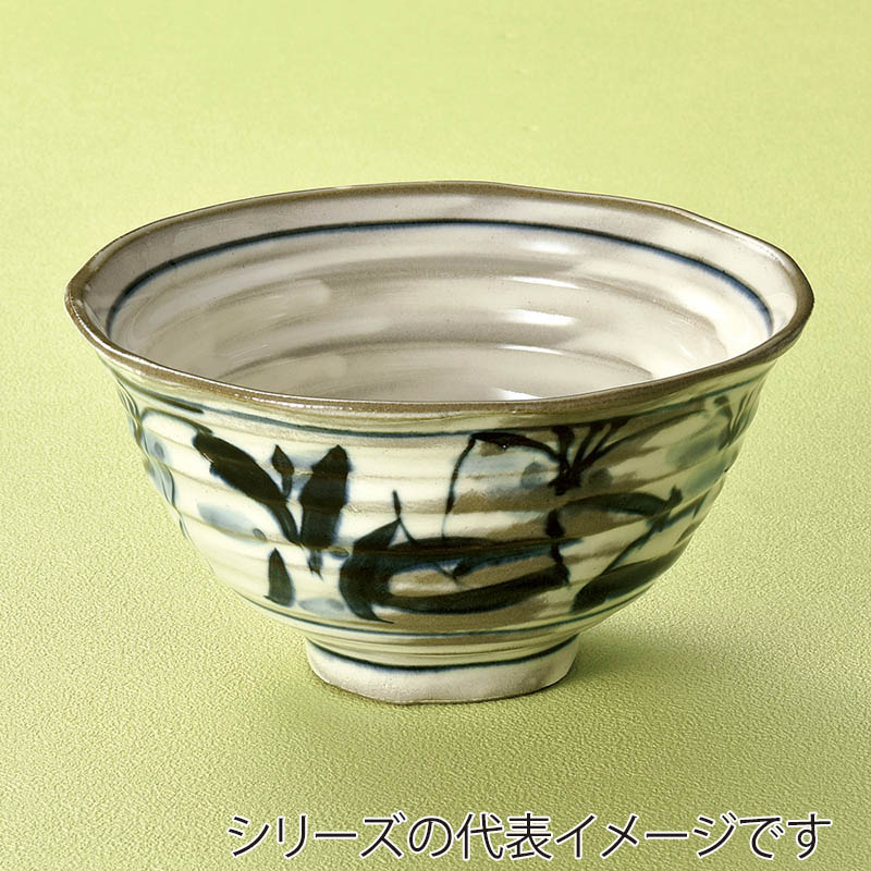 山万 38422-180 白粉引草花反5.5丼 1個（ご注文単位1個）【直送品】