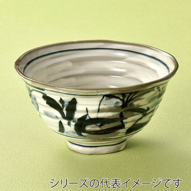 山万 38423-180 白粉引草花反5.0丼 1個（ご注文単位1個）【直送品】