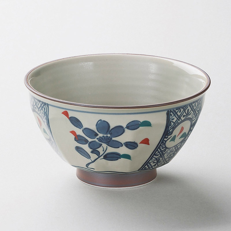 山万 38505-730 錦祥瑞 面取り丼(中(有田焼 1個（ご注文単位1個）【直送品】