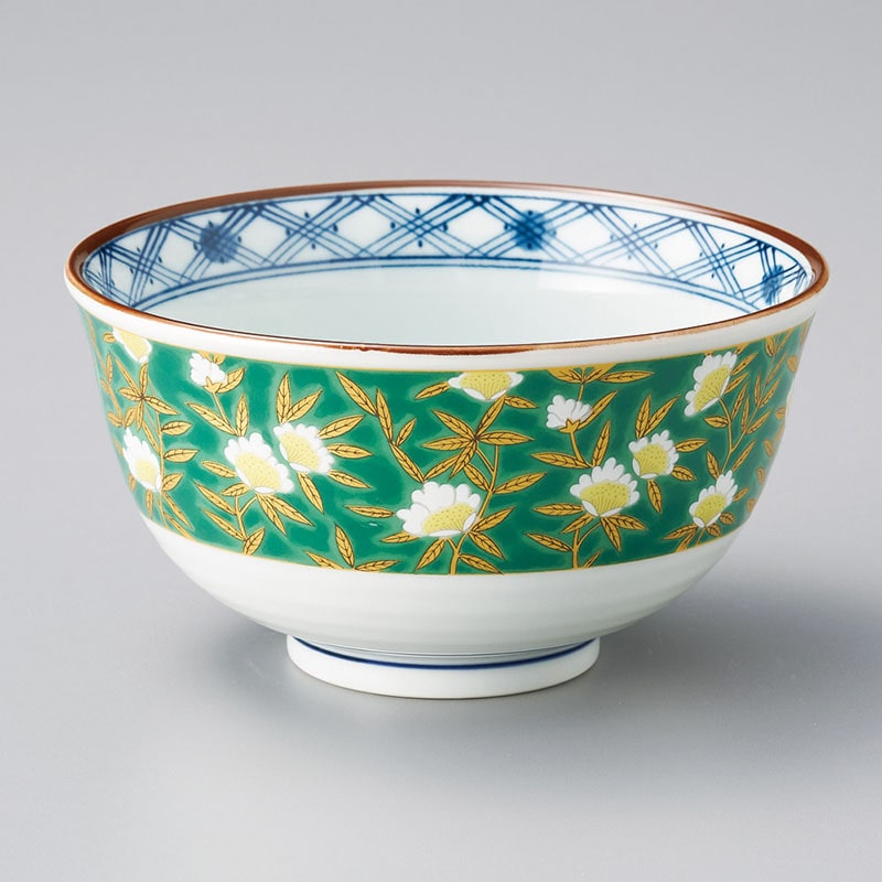 山万 38511-100 緑彩5.2反型丼 1個（ご注文単位1個）【直送品】