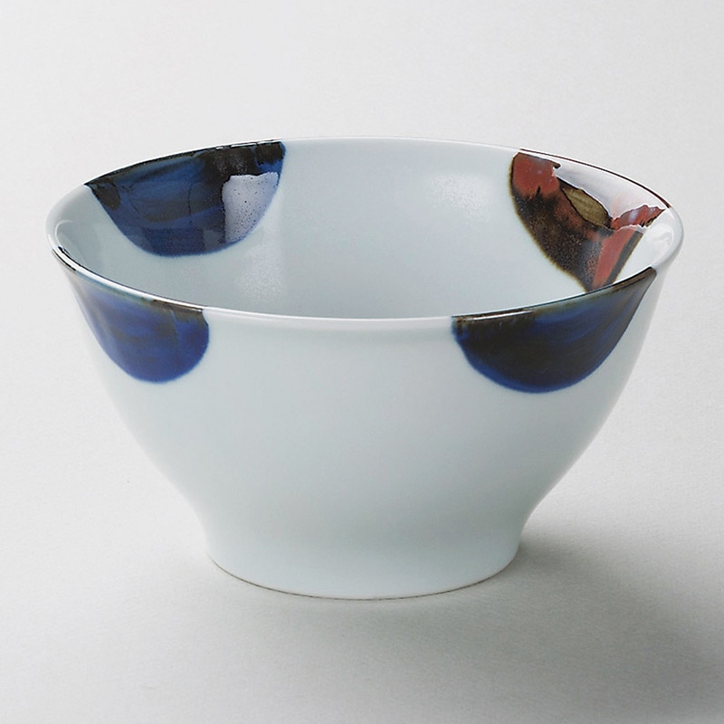 山万 38701-730 渕ダミ丸紋反丼(有田焼) 1個（ご注文単位1個）【直送品】