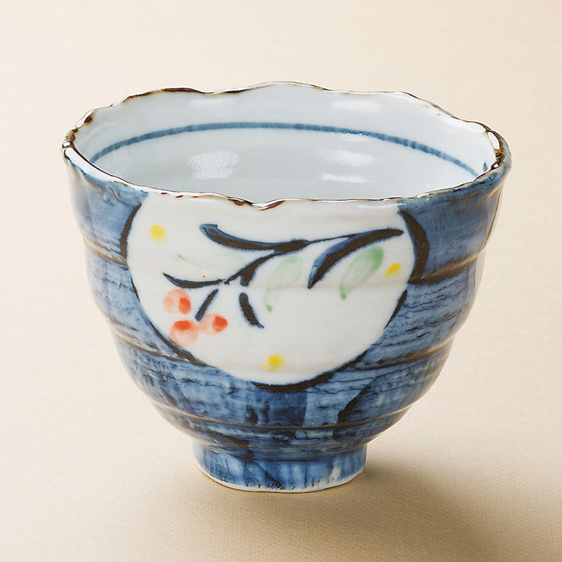 山万 39018-510 ごす濃色絵花小丼 1個（ご注文単位1個）【直送品】