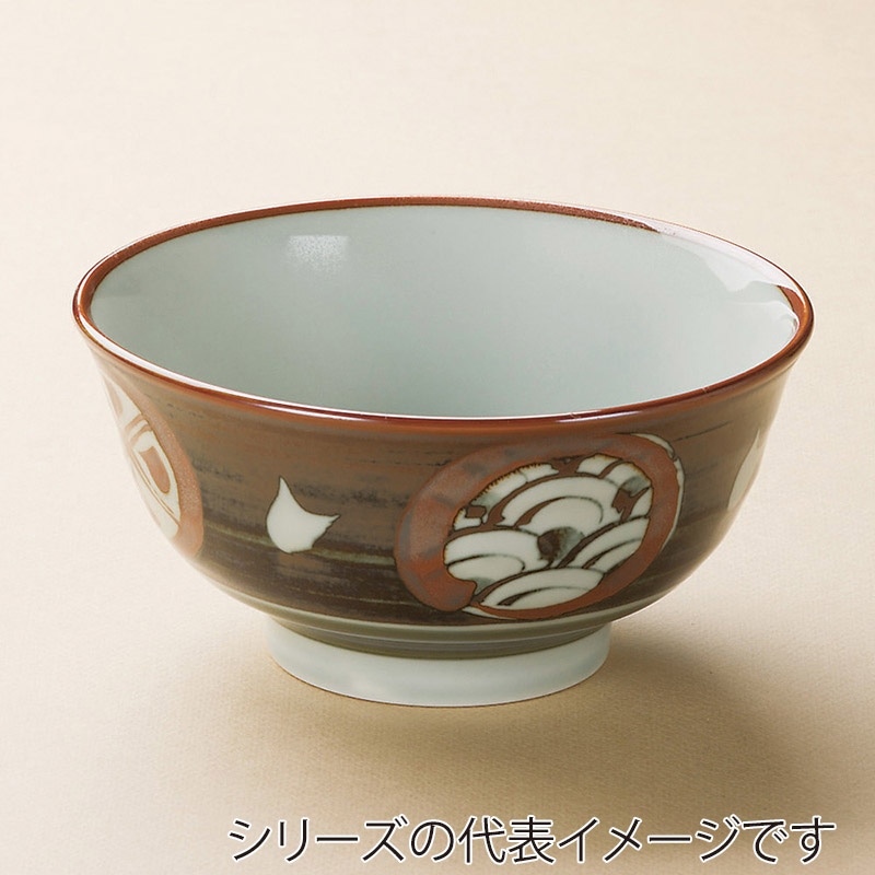 山万 39343-020 サビ丸紋5.0多用丼 1個（ご注文単位1個）【直送品】