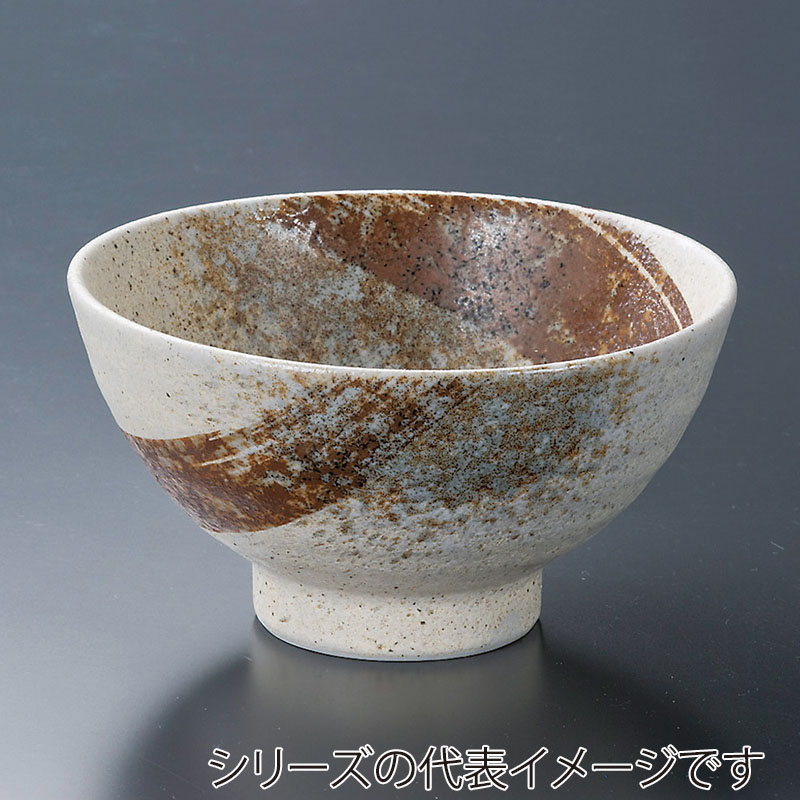 山万 39231-270 志野サビ刷毛5.8麺丼 1個（ご注文単位1個）【直送品】