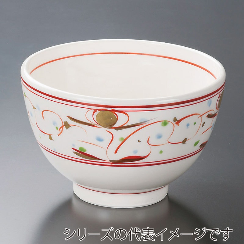 山万 39232-580 赤絵華紋5.5丼 1個（ご注文単位1個）【直送品】
