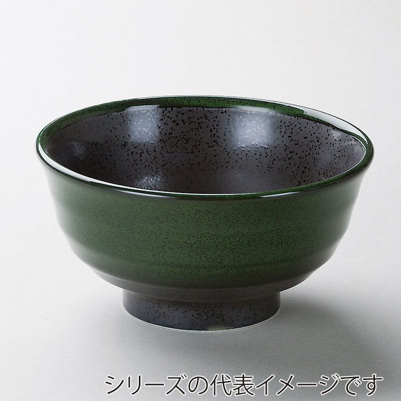 山万 39217-020 グリーン志野5.5多用丼 1個（ご注文単位1個）【直送品】