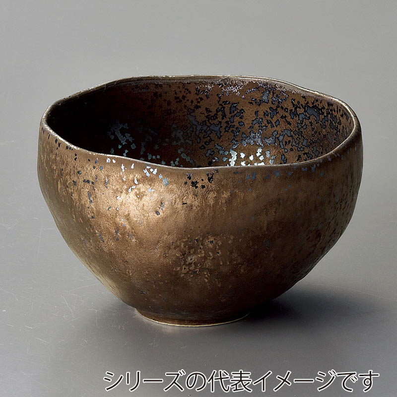 山万 39443-130 金結晶4寸ふっくら丼 1個（ご注文単位1個）【直送品】